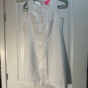 Lilly Pulitzer White Textured Dress